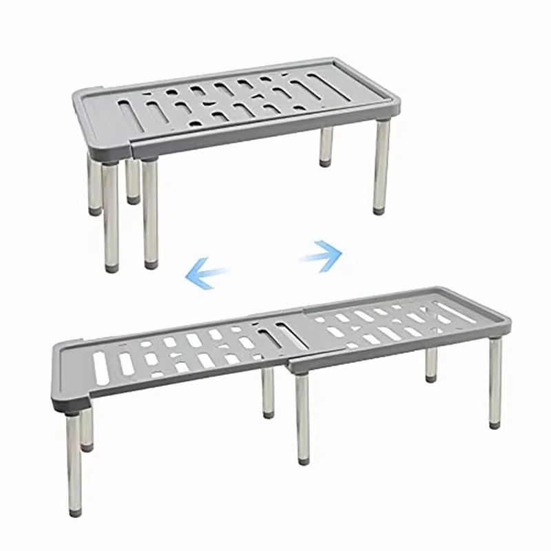 Étagère rétractable, 1 pièce, support de rangement multifonction, organisateur d'articles ménagers,