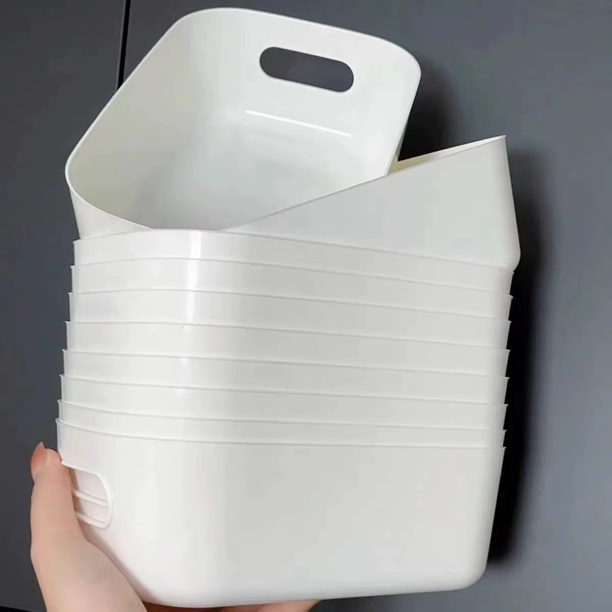 Panier de rangement, articles divers de bureau domestique, boîte de rangement d'organisation pour ét