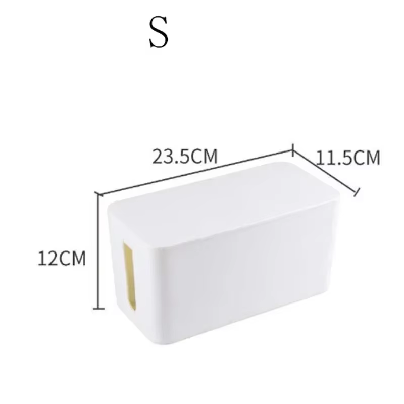 Boîte de rangement pour câbles, boîte de rangement pour multiprises de bureau, boîte de rangement an