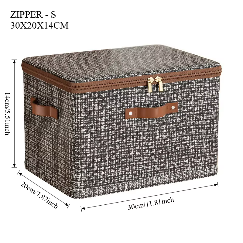 Boîtes de rangement en tissu empilables, organisateur de placard, boîtes pliables sous le lit, boîte