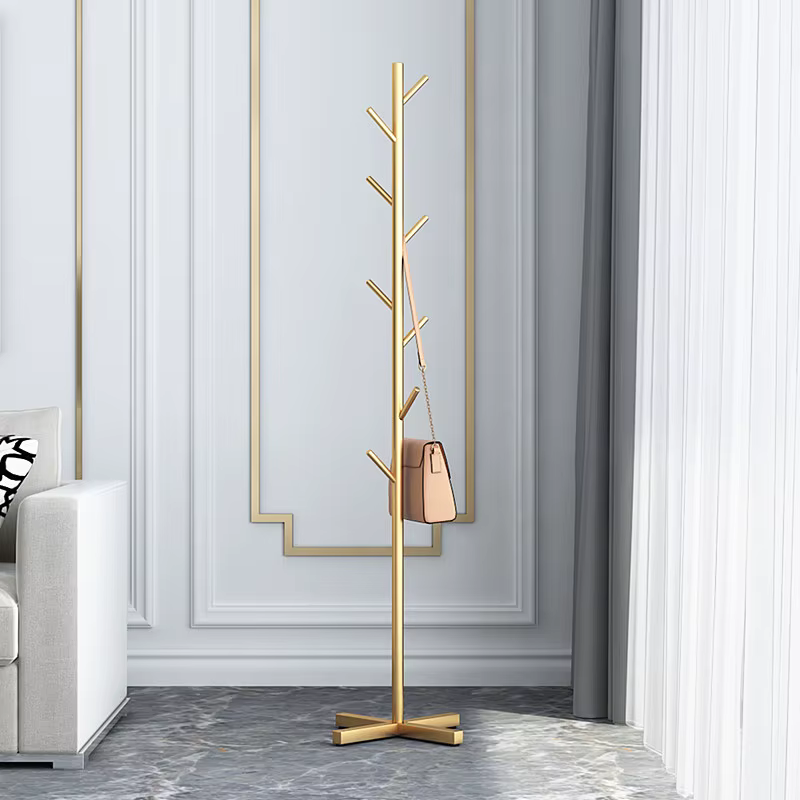 Porte-vêtements en marbre pour la maison, porte-vêtements simple sur pied pour la chambre à coucher,