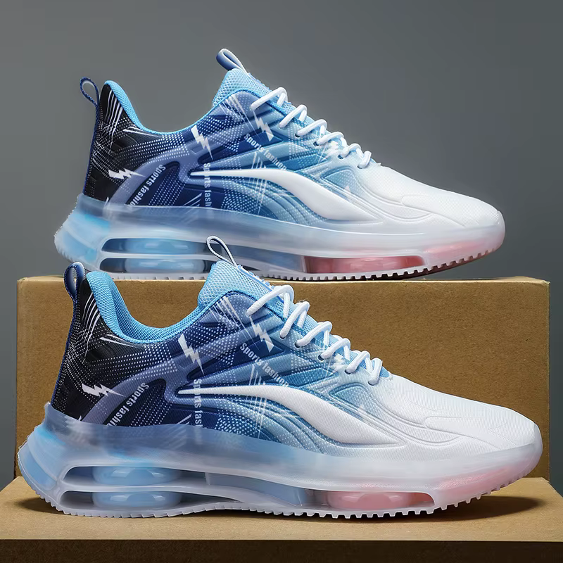 Chaussures de basket-ball à la mode pour hommes, chaussures de course à coussins d'air, confortables