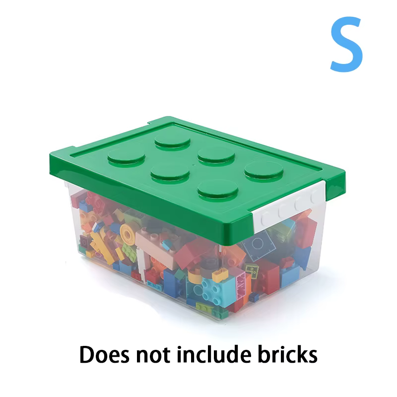 Boîte de rangement de blocs de construction pour enfants, organisateur de jouets, boîtier de blocs e