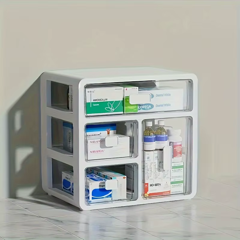 Boîte à médicaments multi-couches de grande capacité, armoire à médicaments de type tiroir de grande