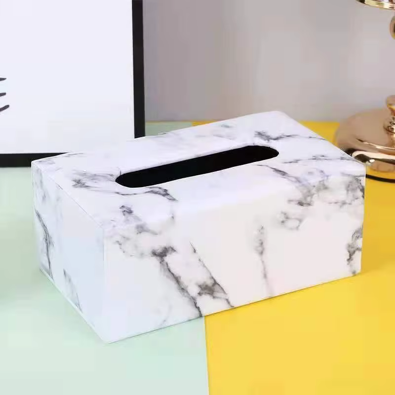 Boîte à mouchoirs de Style européen, boîte en papier étanche pour Restaurant hôtel, Organization min