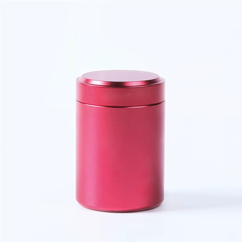 Mini boîte en métal en acier inoxydable, boîte à thé, petit récipient Portable de voyage, pot de suc