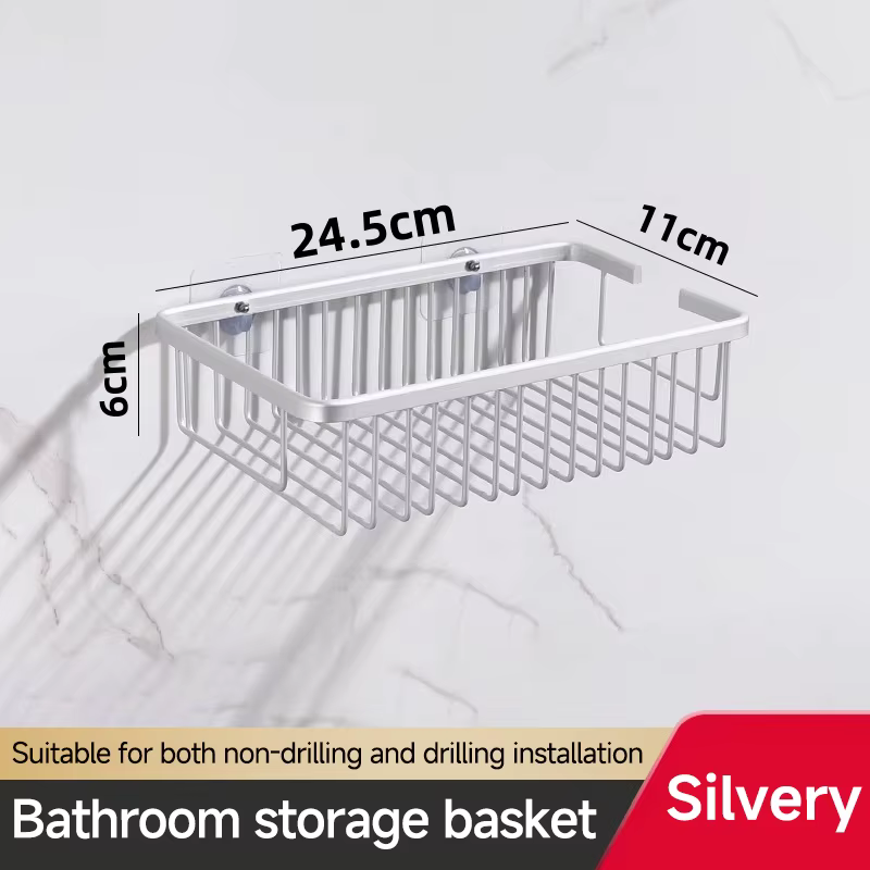 Accessoires de salle de bain étagère organisateur douche cuisine support de rangement mural espace a