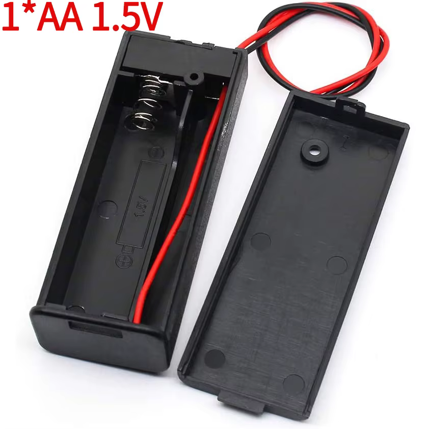 Support de batterie AA 1/2/3/4 emplacements, boîtier de batterie AA 1.5V/3V/4.5V/6V avec fils, inter