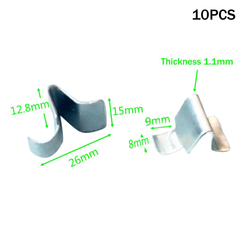 Clips d'étagère d'armoire en métal robuste, 10 pièces, Supports d'étagères durables pour classeurs,