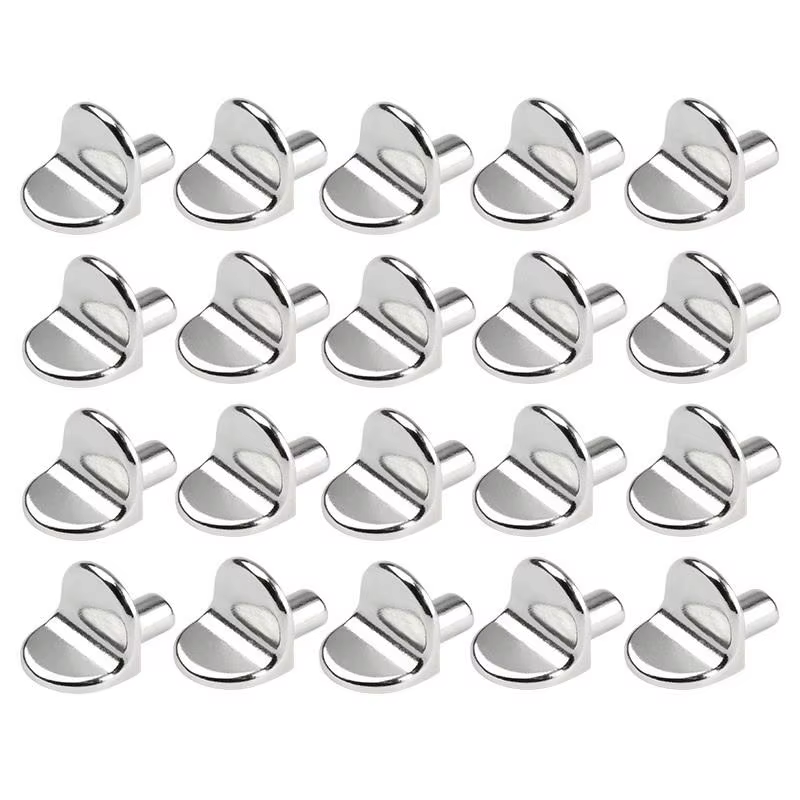 Chevilles de Support d'étagère en forme de L, 20 pièces, supports fixes pour étagère de garde-robe, 