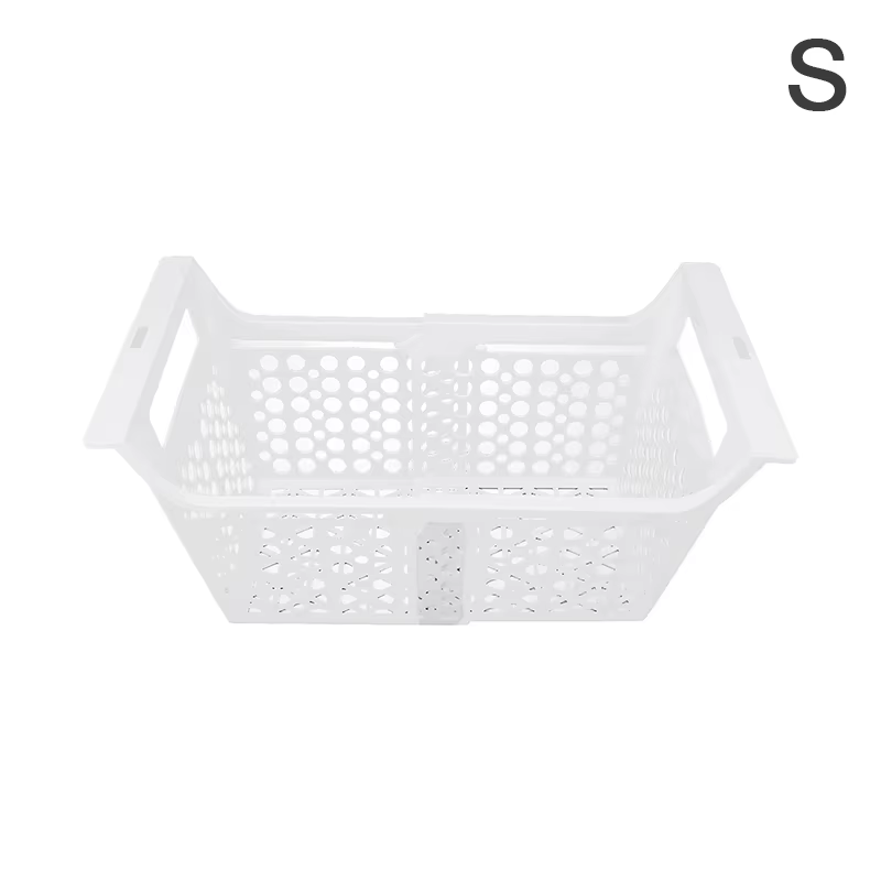 Panier de congélateur coffre sans odeur, support de rangement pour réfrigérateur à charge lourde, or