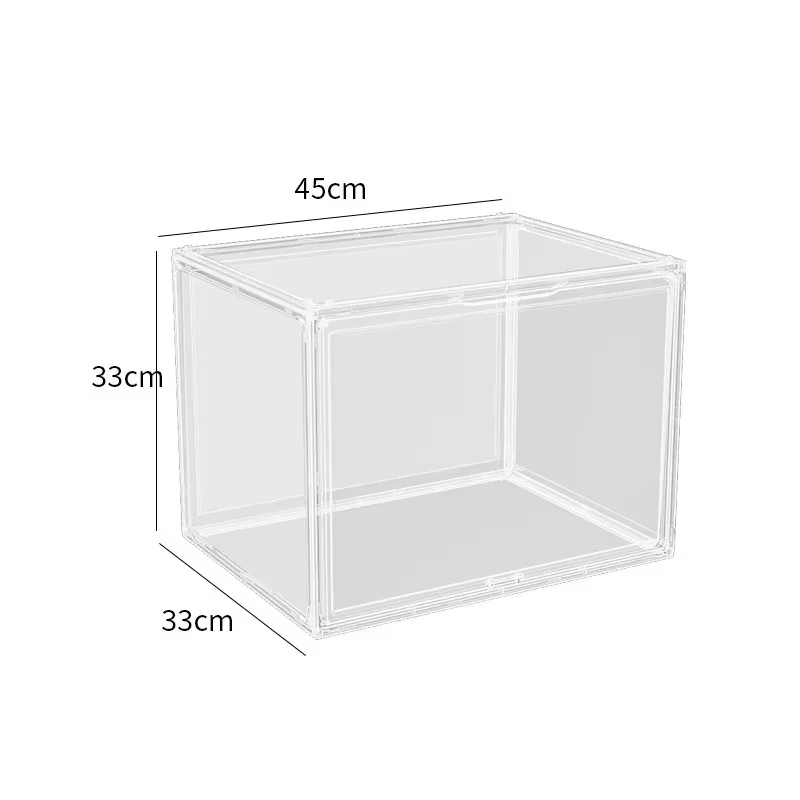 Boîte de Rangement Transparente pour Animaux de Compagnie, Grand Sac à Main, Anti-poussière, Décorat