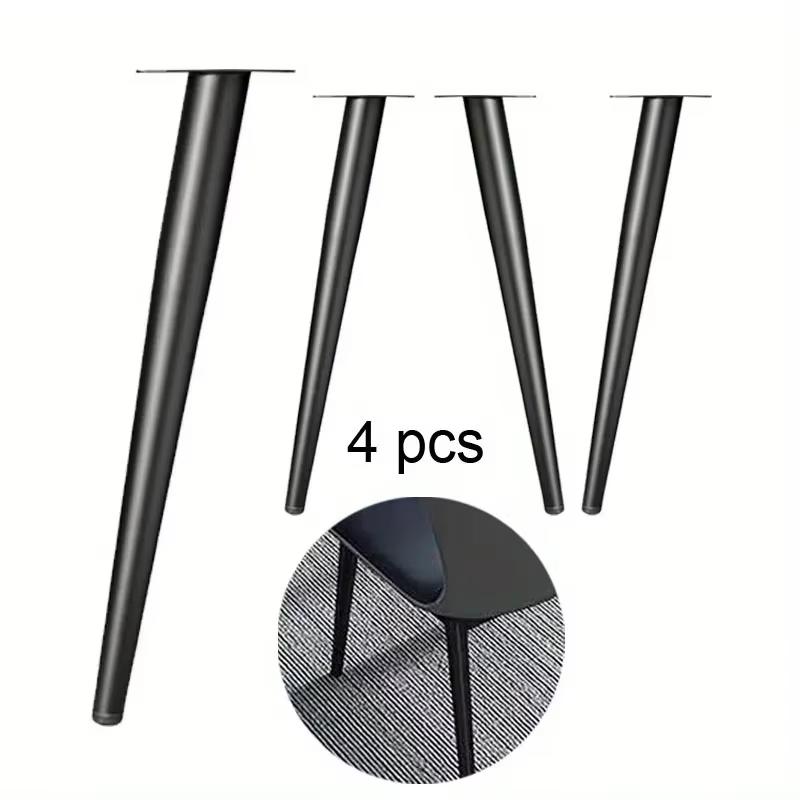 4 pièces accessoires de pieds de meubles pieds de meubles pieds de meubles en métal remplacement sal