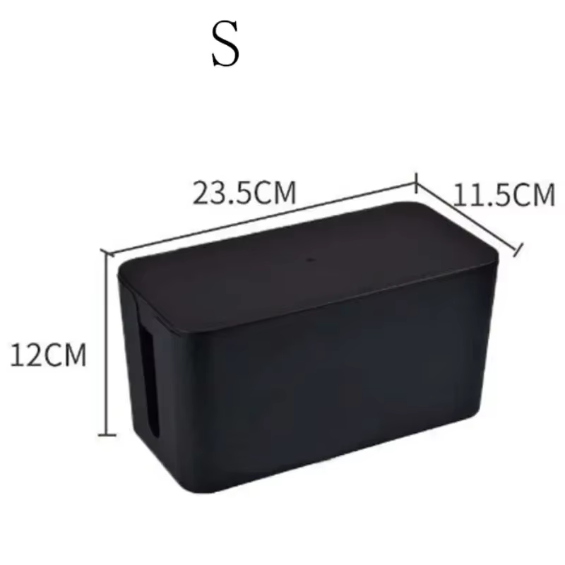 Boîte de Rangement de Câbles, Carte d'Alimentation, Gestion des Fils, Boîtier de Fils, Chargeur Anti
