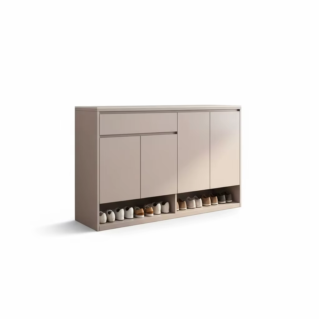 Meuble à chaussures moderne, bois de qualité FAS et MDF, étagère à chaussures écologique, armoire de