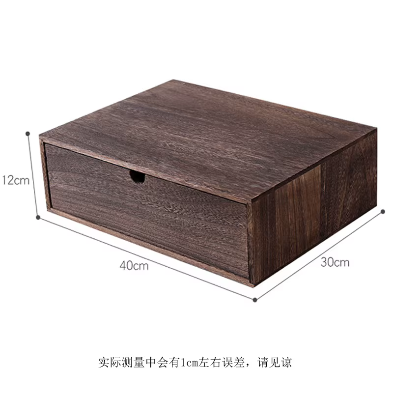 Armoire de rangement de bureau de Style japonais, boîte de maquillage en bois, étagère montante pour