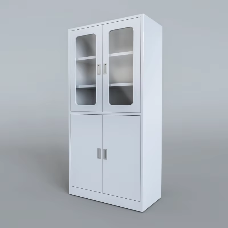 Armoire de stockage de laboratoire de porte en verre de haute qualité pour les écoles pour le stocka