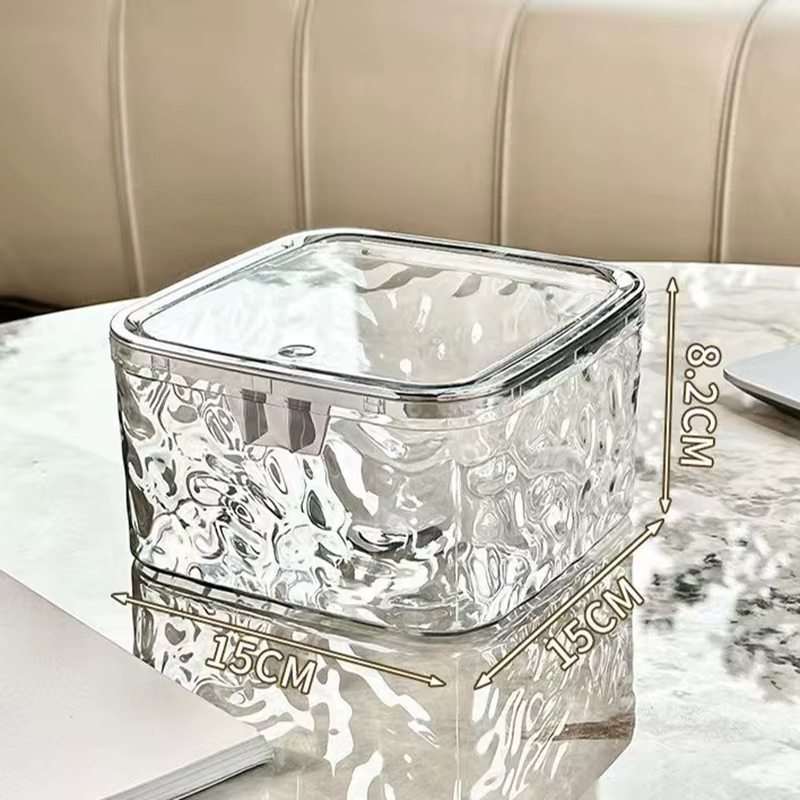 Conteneur de dosettes de linge, boîte de rangement transparente pour laver les Capsules, sèche-feuil