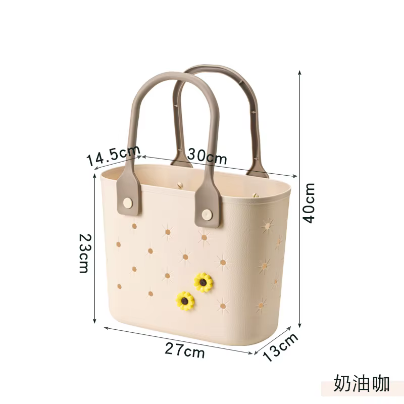 Panier de rangement pour salle de bain, panier de rangement creux à main pour la maison, panier de d