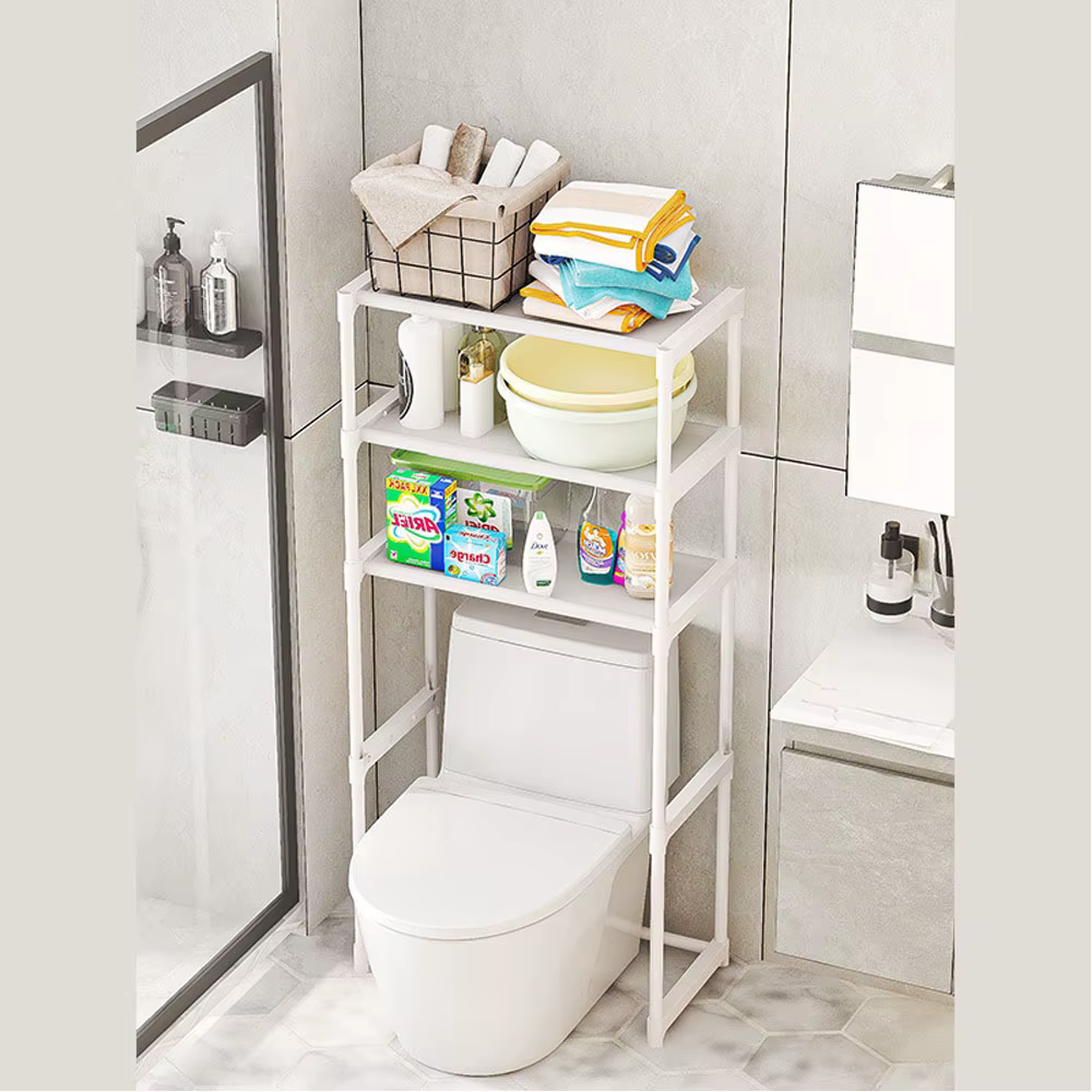 Étagère gain de place pour salle de bain au-dessus de la machine à laver, pour salle de bain, cuisin