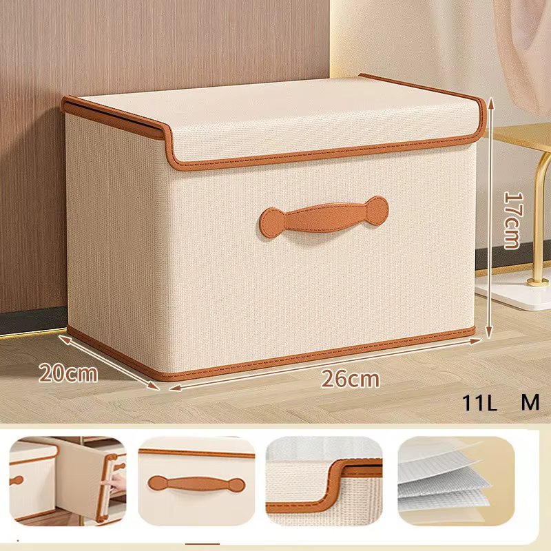 Boîte de rangement pour vêtements avec couvercle, pour usage domestique, boîte de rangement pour sou