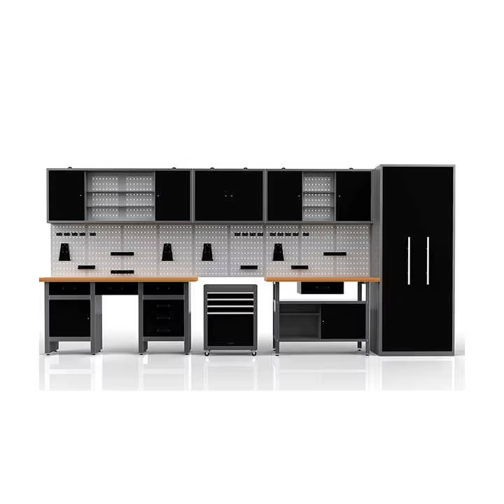 Armoire à outils en acier inoxydable pour ateliers, garage, usine, meubles d'atelier, chariot portab