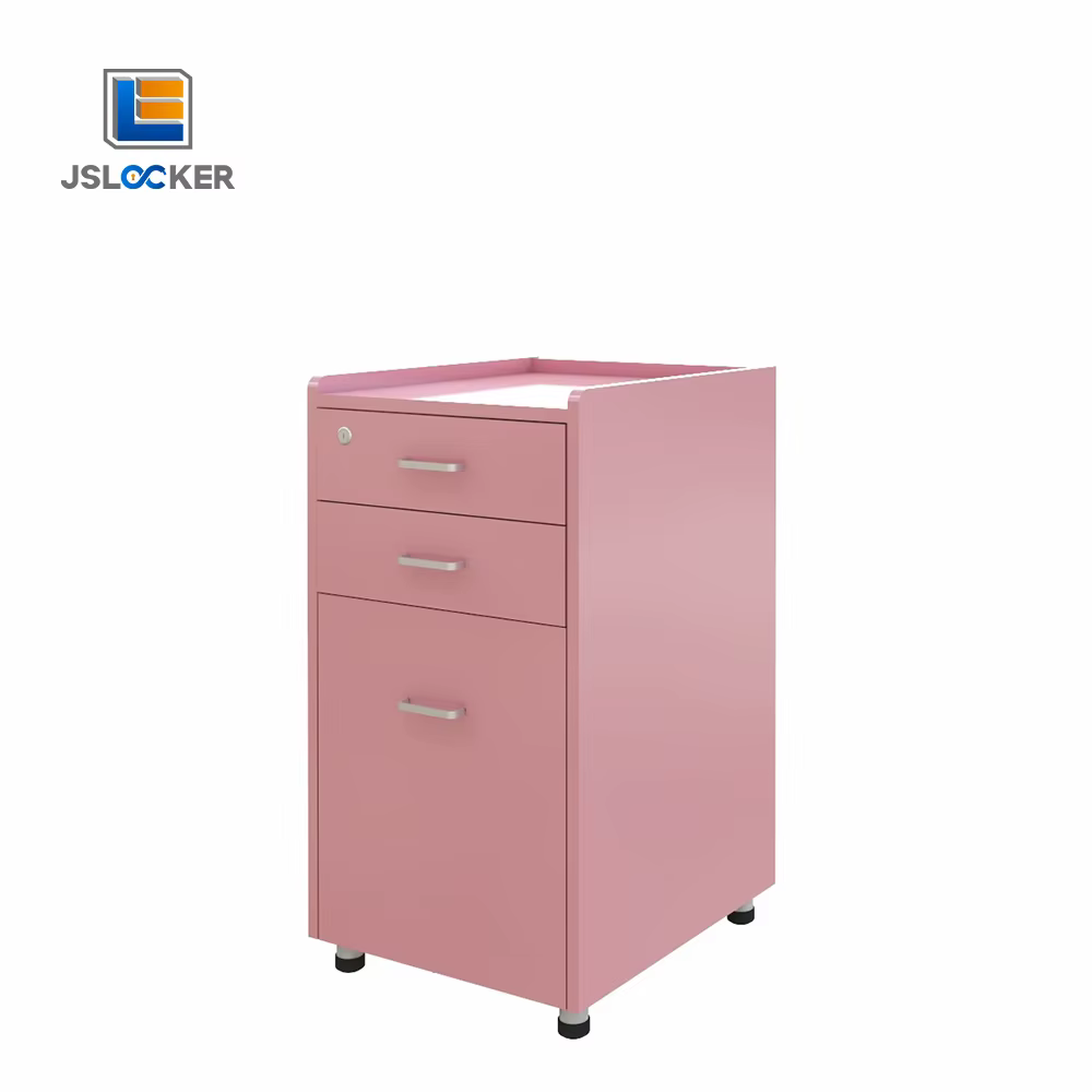 Armoire mobile en métal au Design moderne, avec tiroir et roulettes, classeur tout en acier pour le 