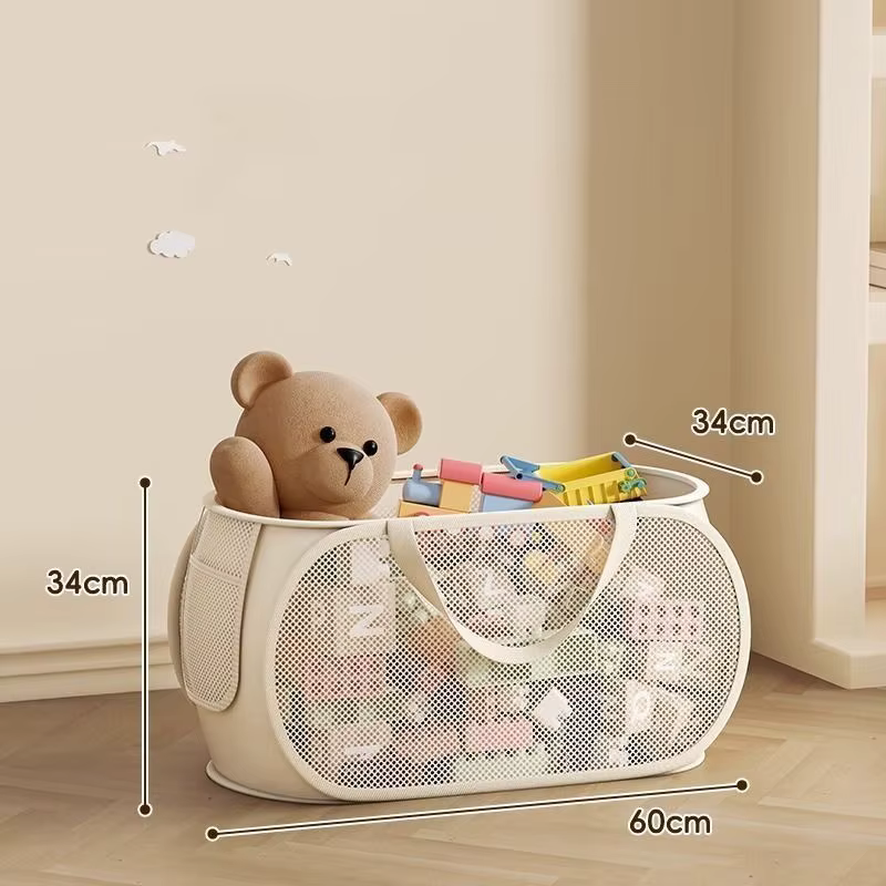 Bac de rangement pour jouets d'enfants, panier organisateur Portable de grande capacité pour jouets 