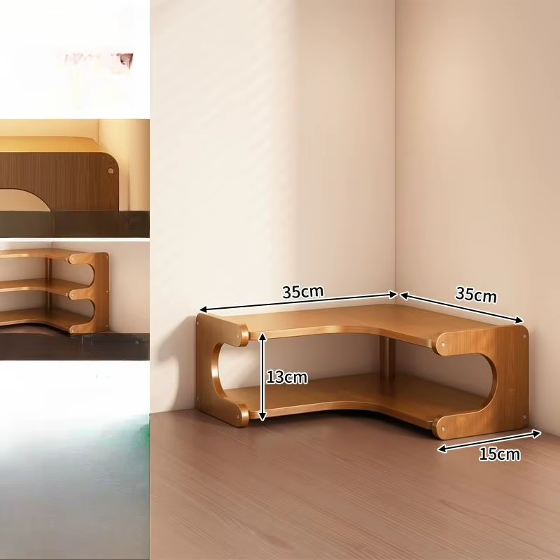 Support de rangement de Table d'articles ménagers de cuisine d'angle support de rangement multicouch
