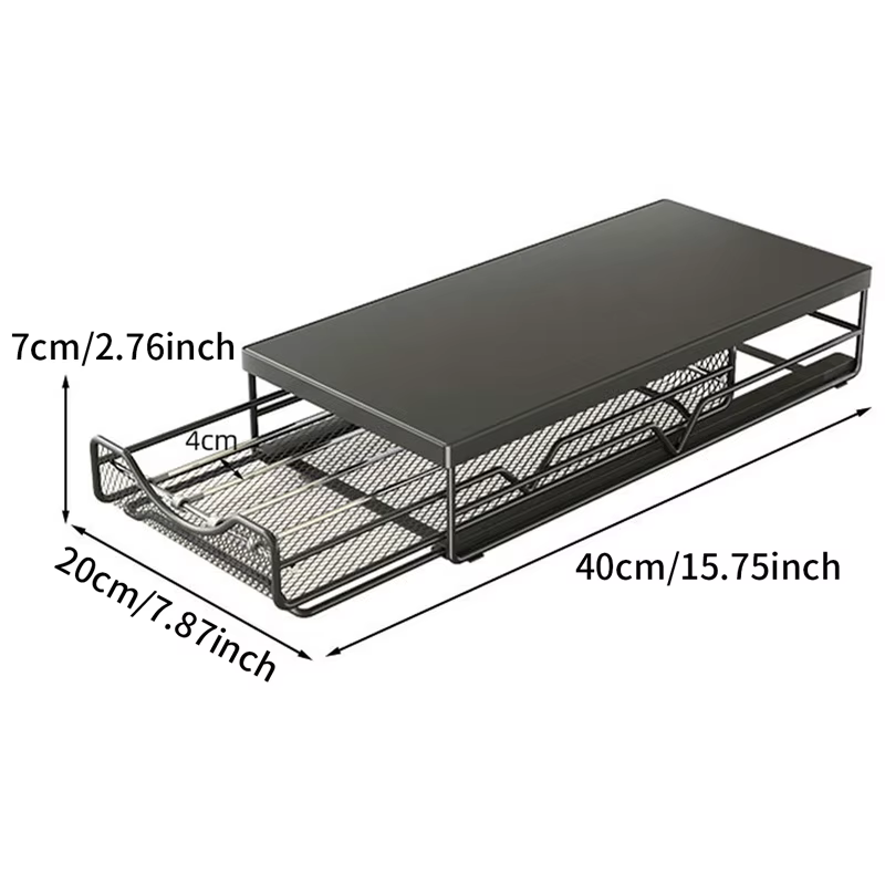 Support de rangement pour capsules de café, type tiroir, étagères à café, panier de rangement pour m