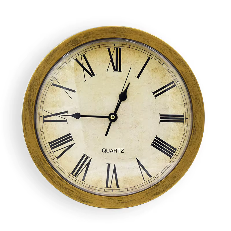 Boîte de rangement secrète Vintage, horloge murale, coffre-fort, horloge murale, coffre-fort, argent