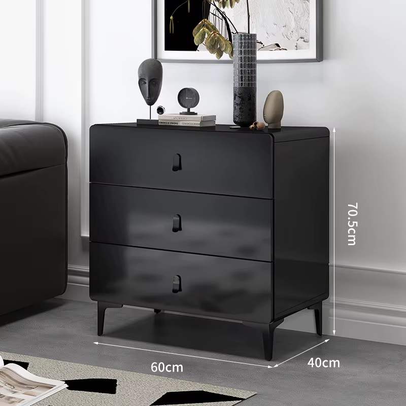 Meubles de salon modernes : Vitrine créative et élégante de style crème, petite et charmante, meuble