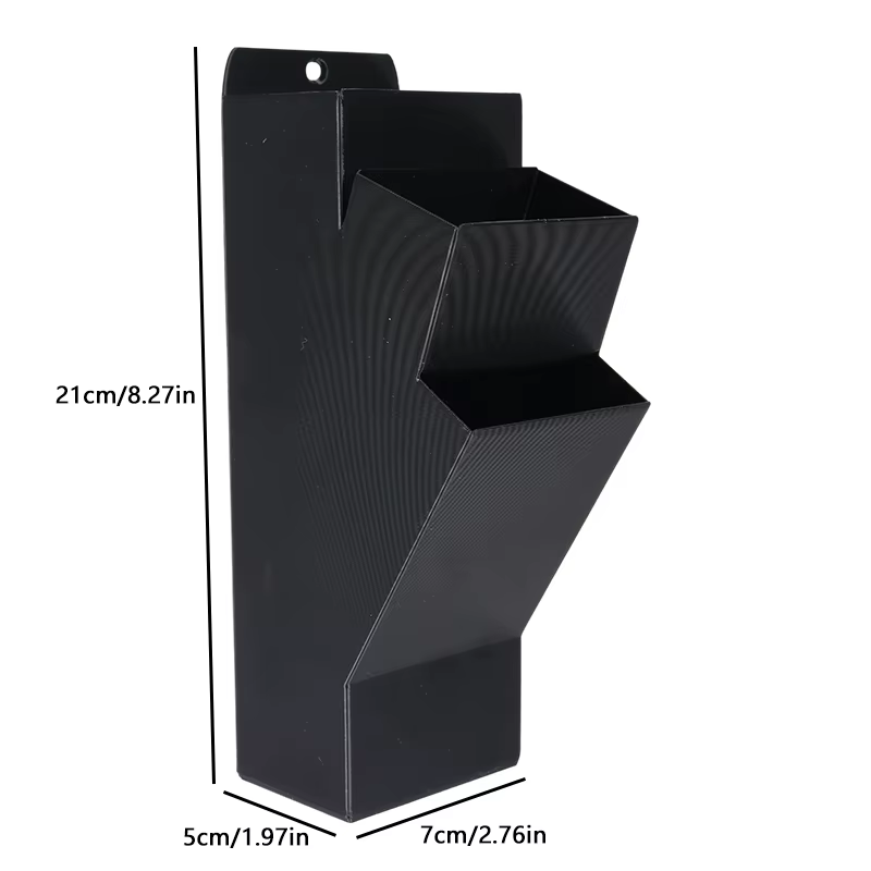 Boîte de rangement murale avec vis, support universel pour attaches de câbles et organisateur de pai