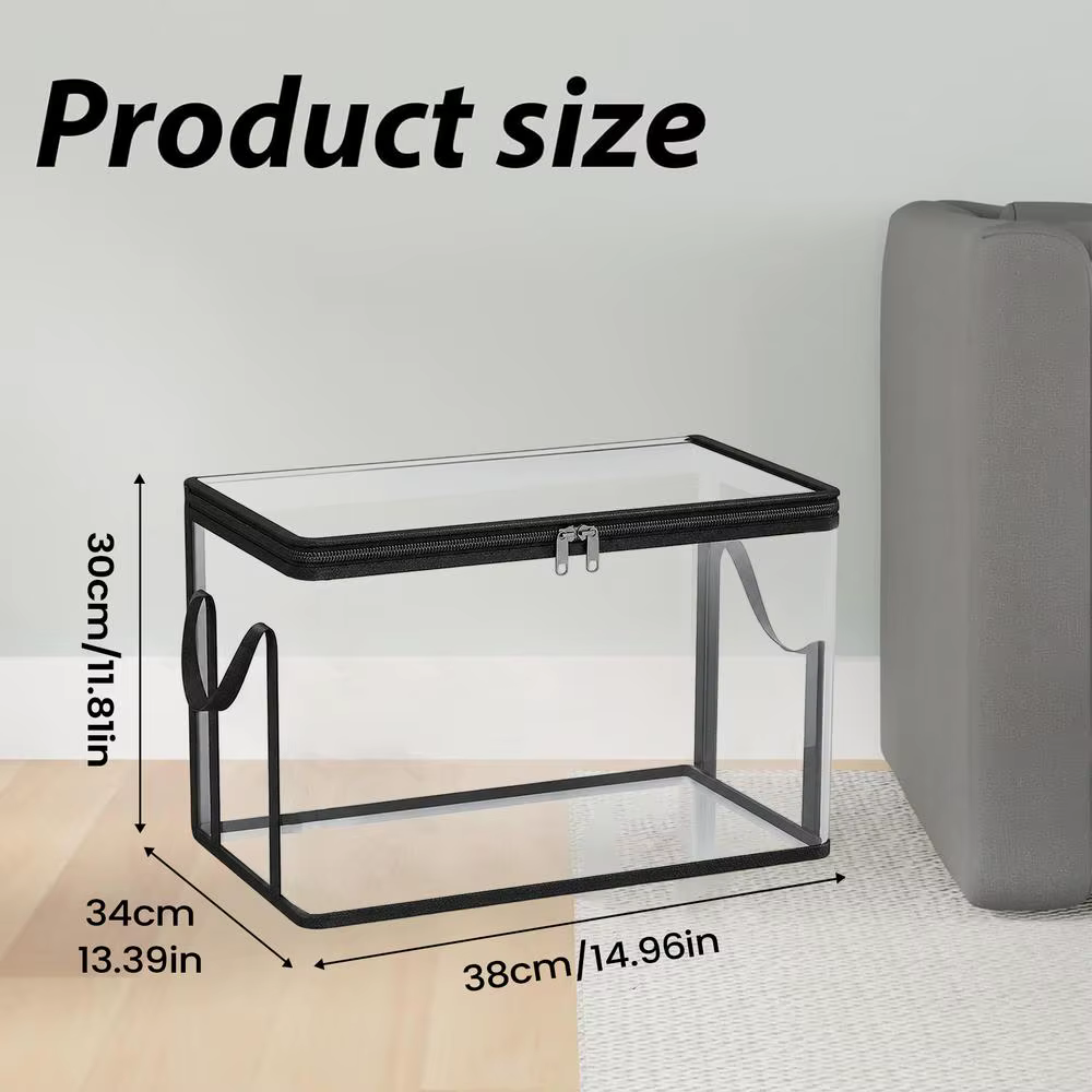 2 boîtes de rangement pour jouets en PVC pliables de 38x24x32 cm, boîte à jouets pour animaux en pel