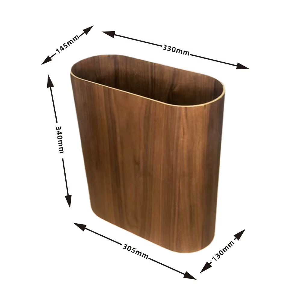 Poubelle en bois étroite, corbeille à déchets Simple pour la maison, petit espace, porte-papier, ran
