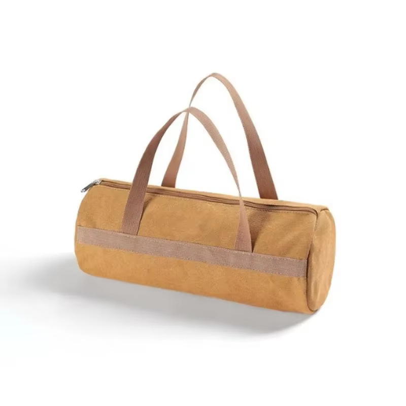 Sac de rangement pour outils de Camping, sac cylindrique de grande capacité pour piquet de tente, sa