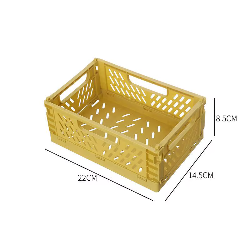 Panier de rangement pliable, boîte de rangement de garde-robe, accessoires de cuisine et de salle de