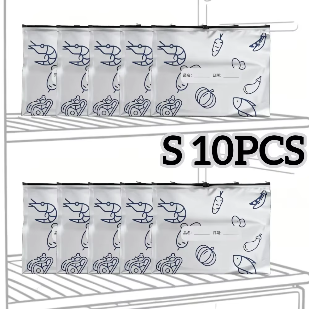 Sacs de conservation en aluminium 30/10 pièces S/M/L, organisateurs scellés pour congélateur, emball