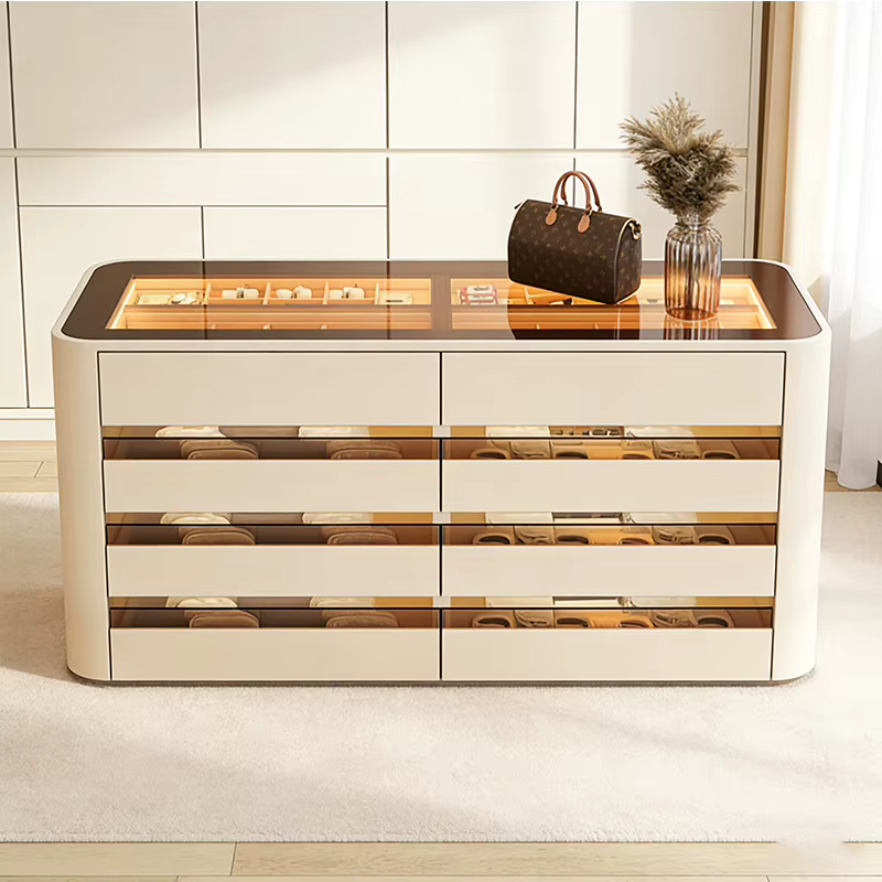 Vitrine sur pied, armoires de salon, étagère Cube anti-poussière, armoire polyvalente de luxe, meubl