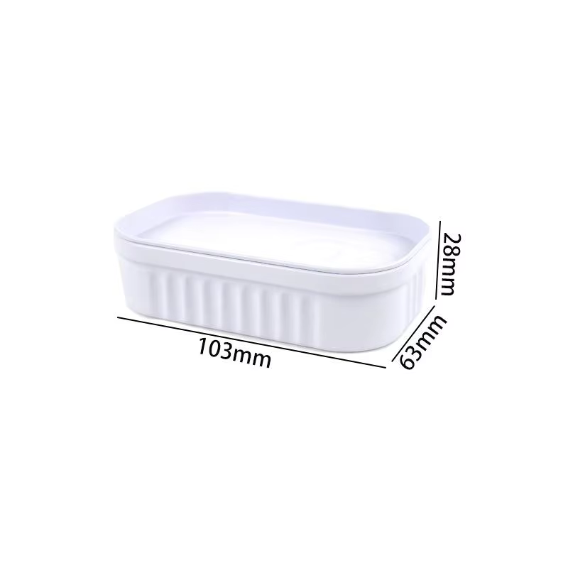 Boîte en fer blanc miniature créative en forme de boîte de conserve de sardines, boîte de rangement 