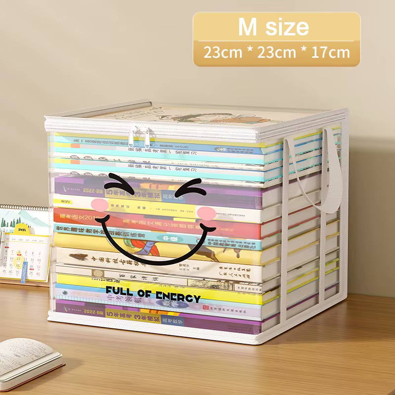 Boîte à livres pliable pour dortoir d'étudiant, organisateur de livres pour salle de classe, boîte d