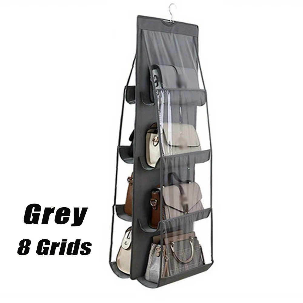 1 boîte de rangement pour sacs à main, gain de place, pliable, anti-poussière, sac d'organisation de