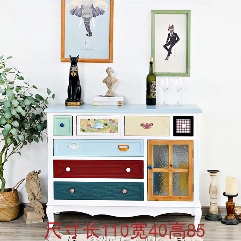 Etagère portes salon armoires affichage anti-poussière artisanat organisateur armoire côté d'entrée 