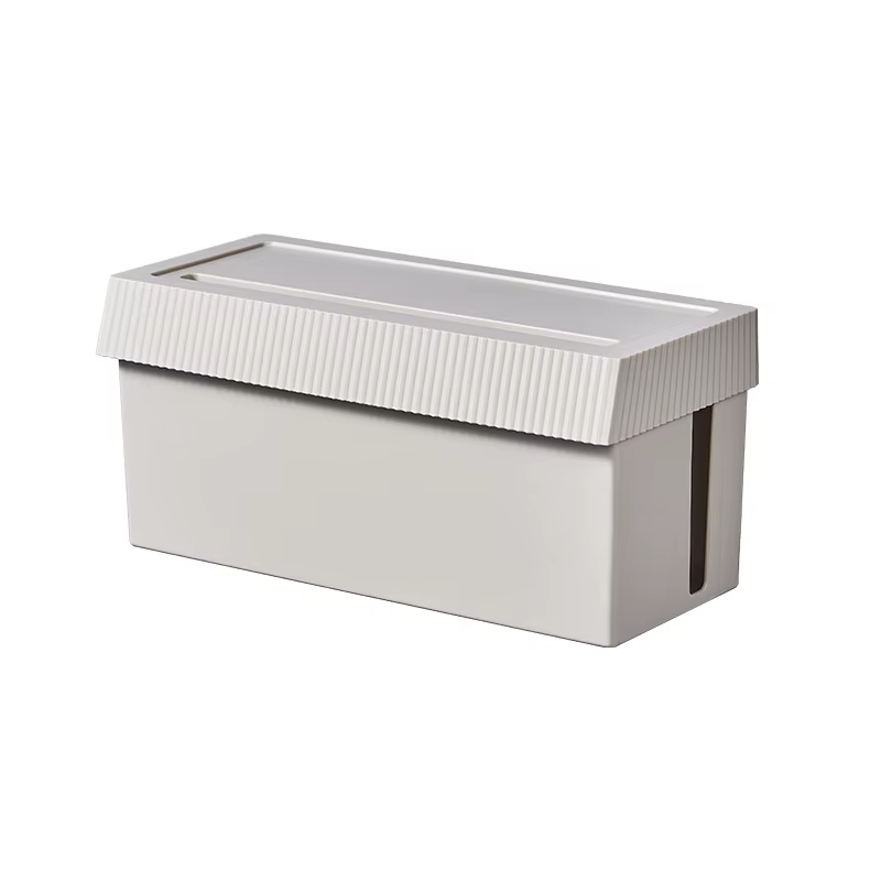 Boîte de rangement de câbles, dispositif de stockage de câbles de données de chargement de bureau, p