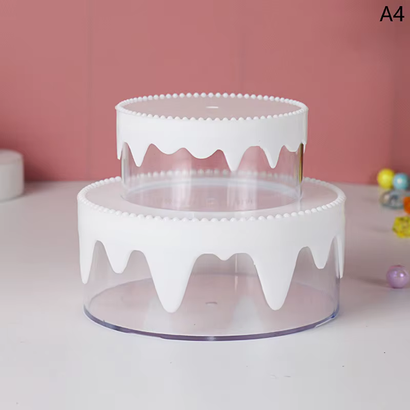 Boîte de rangement en plastique faite à la main pour enfants, boîte à gâteau à la crème sucrée, prod