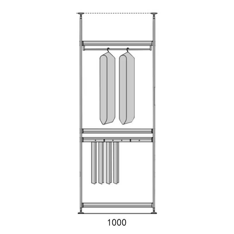 Armoire murale personnalisée pour chambre à coucher, bricolage, vestiaire ouvert en métal, armoire d