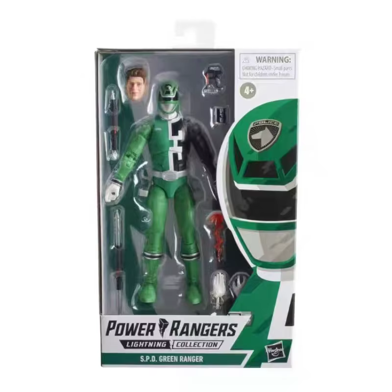 Nouvellement fabriqué, Hasbro Power Rangers Lightning Collection S.P.D. Figurine d'action Green Rang