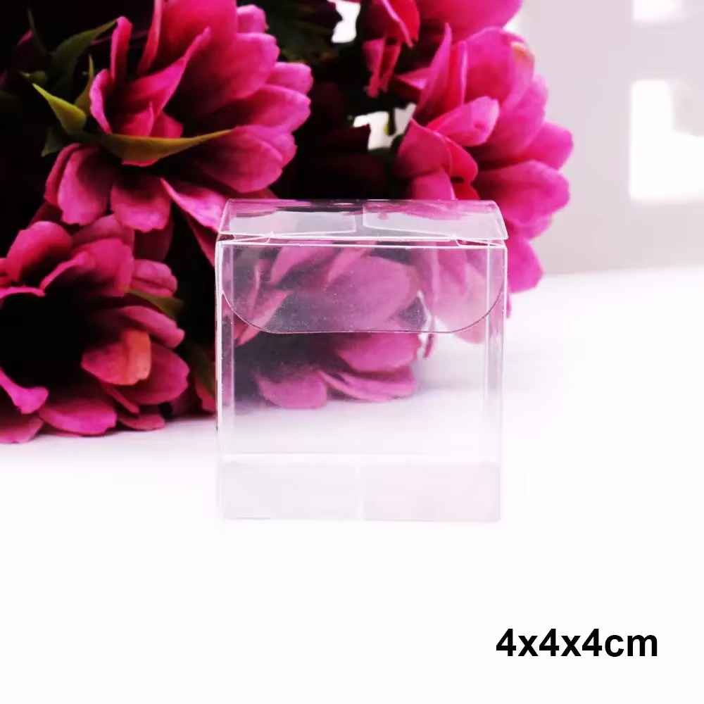 Boîtes à bonbons et chocolats transparentes chaudes, boîtes à bonbons en plastique de poche, sac cad