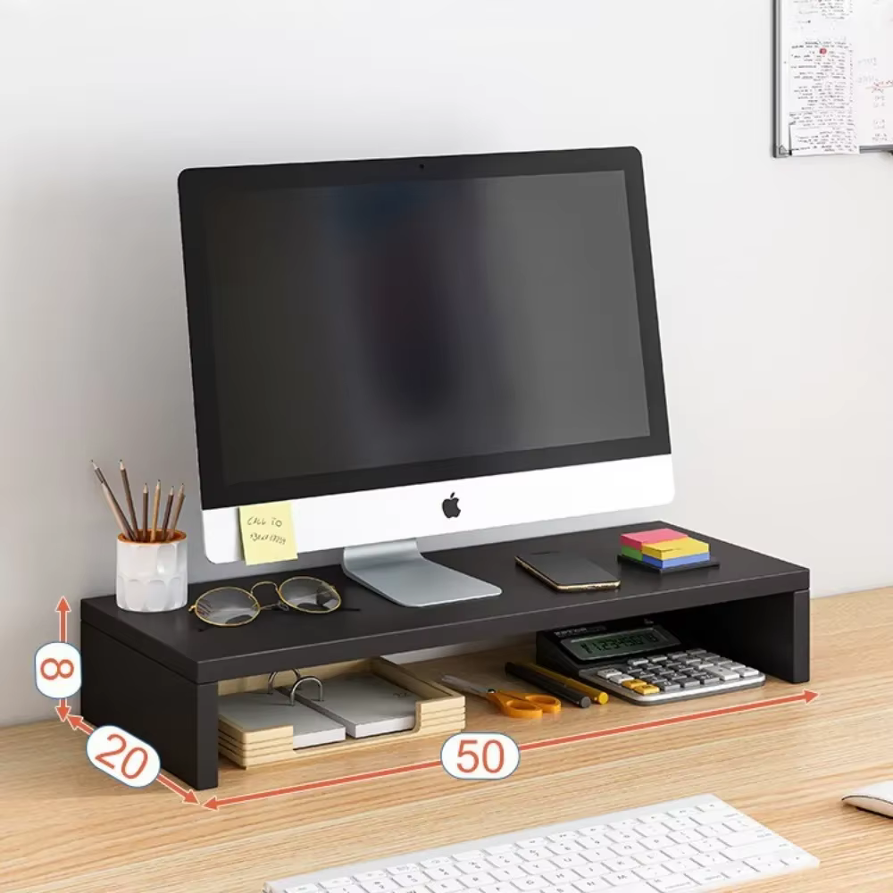 Support augmentant la hauteur pour ordinateur de bureau, support de stockage pour ordinateur de bure
