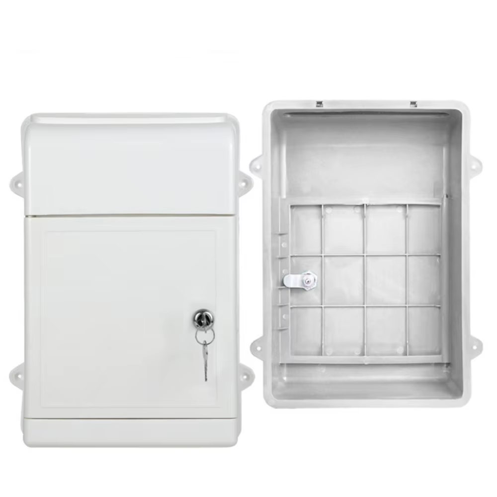 Boîte aux lettres murale, boîte aux lettres en plastique étanche, permettant de gagner de l'espace, 